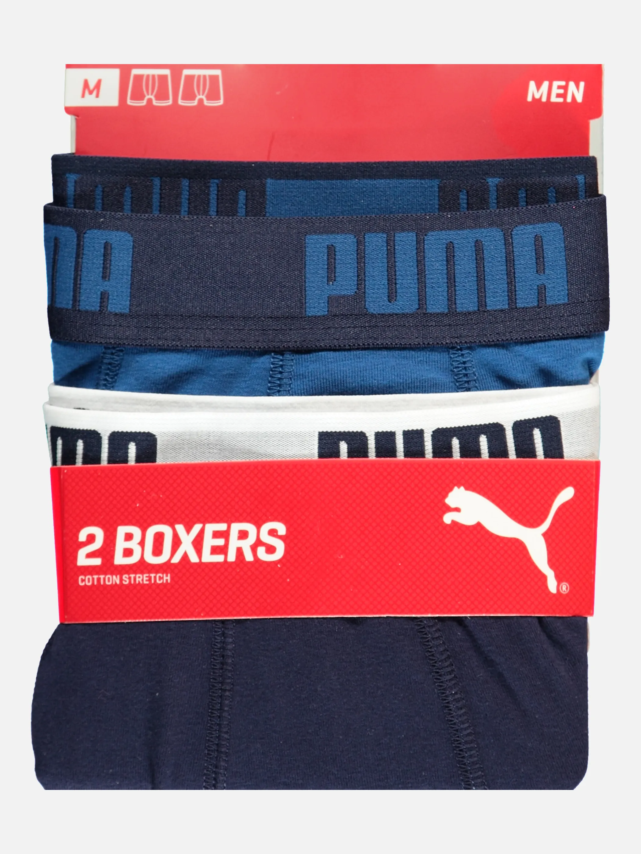 Herren Basic Boxershorts im 2er Pack