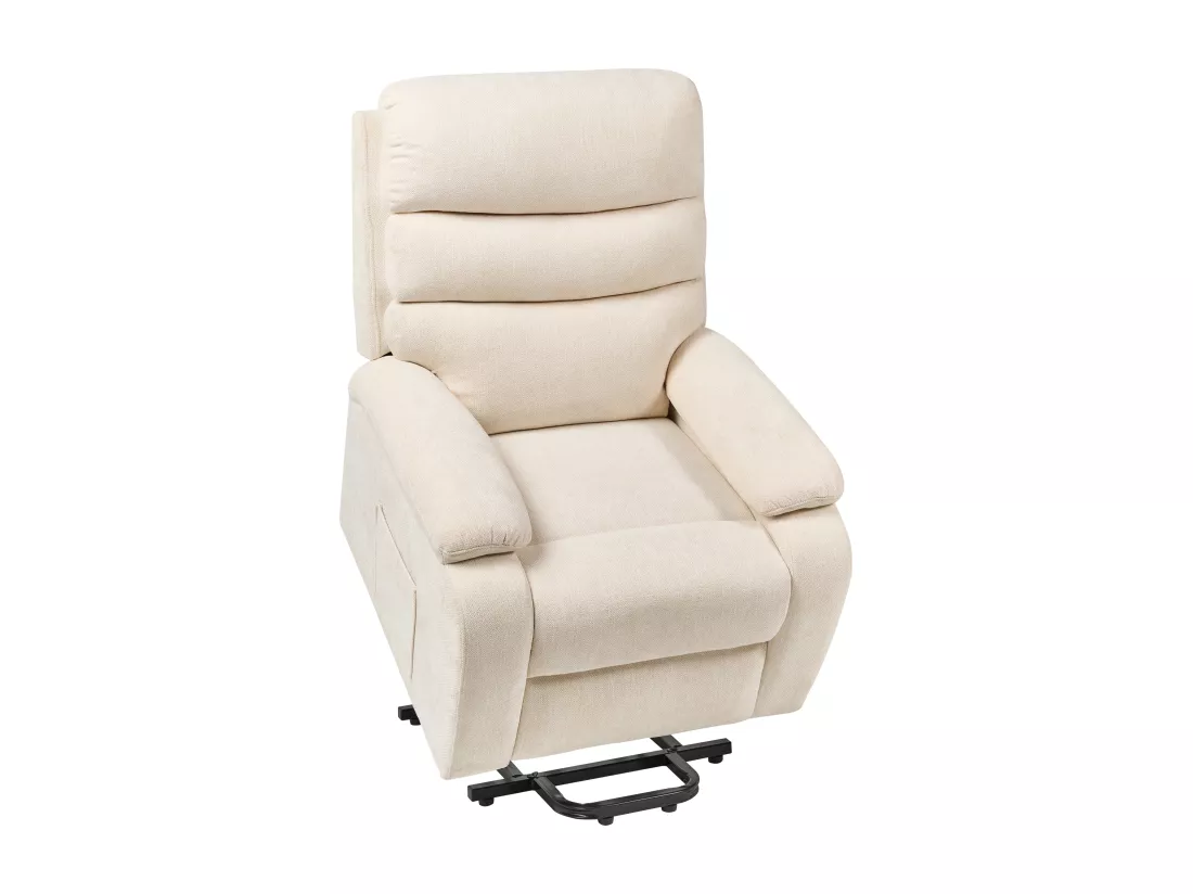 Fauteuil inclinable électrique RISE Tissu Beige clair