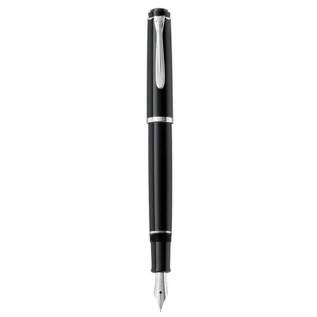 Pelikan Füller Classic Schwarz Edelstahlfeder Federbreite F