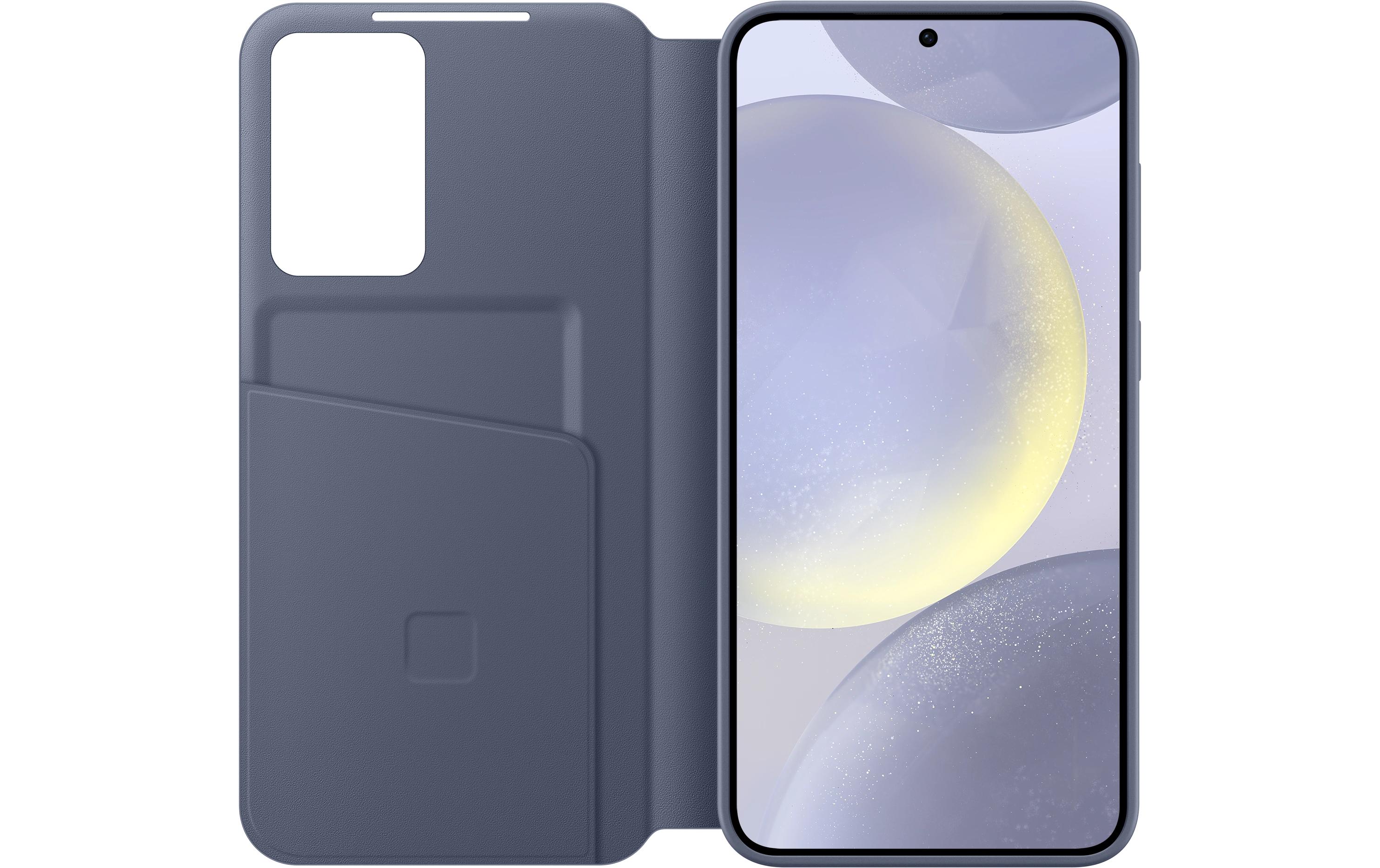 Book Cover Smart View Galaxy S24+ ViolettSchutzhülle mit Touch-Interface für das Samsung Galaxy S24+