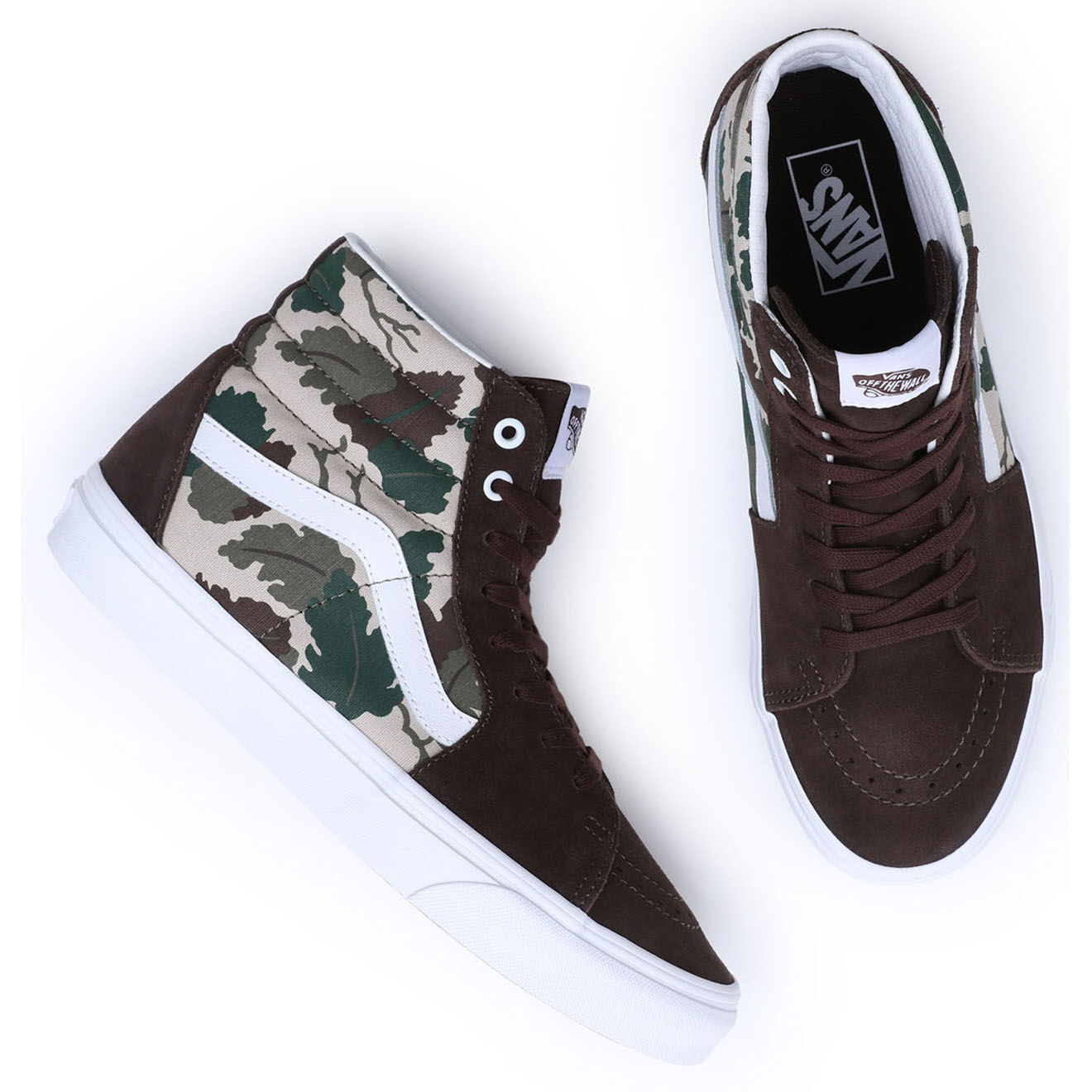Vans Baskets SK8-Hi marron/camouflage