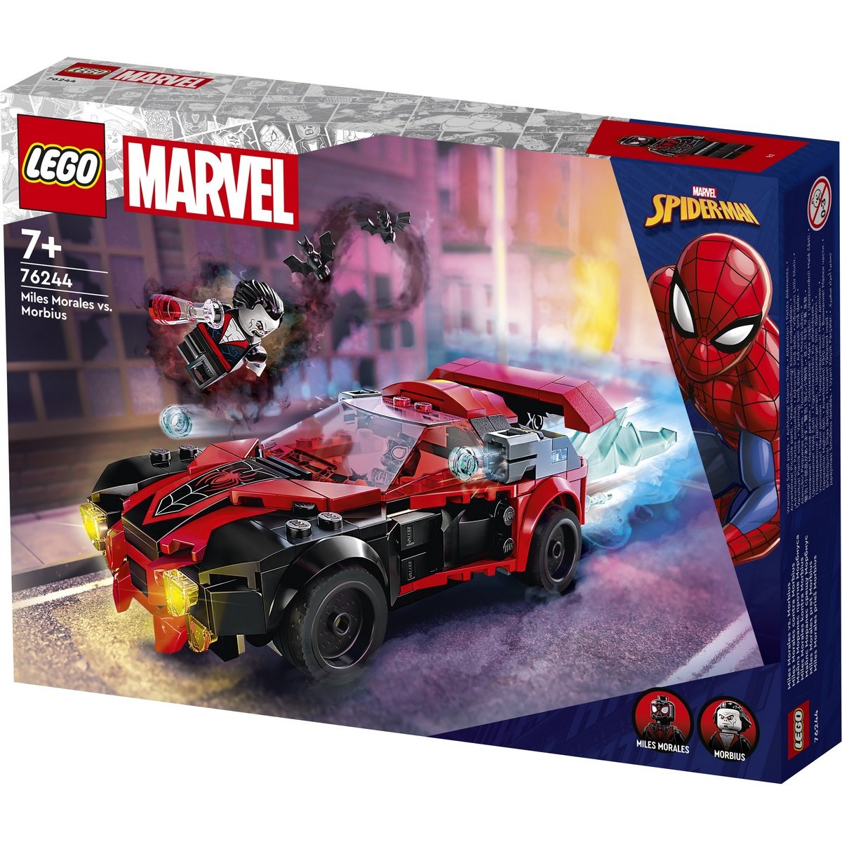 Miles Morales vs Morbius Lego Marvel 76244