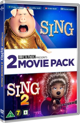 Syng 1-2 Filmene / Sing 1-2 - DVD