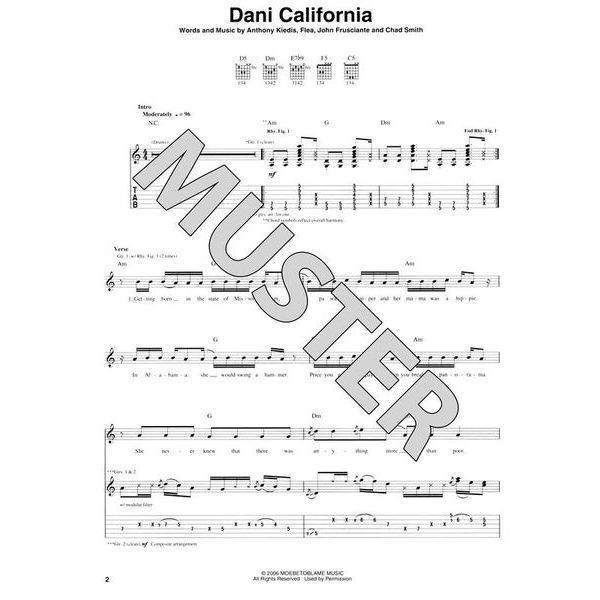 Hal Leonard Red Hot Chili Stadium Guitar