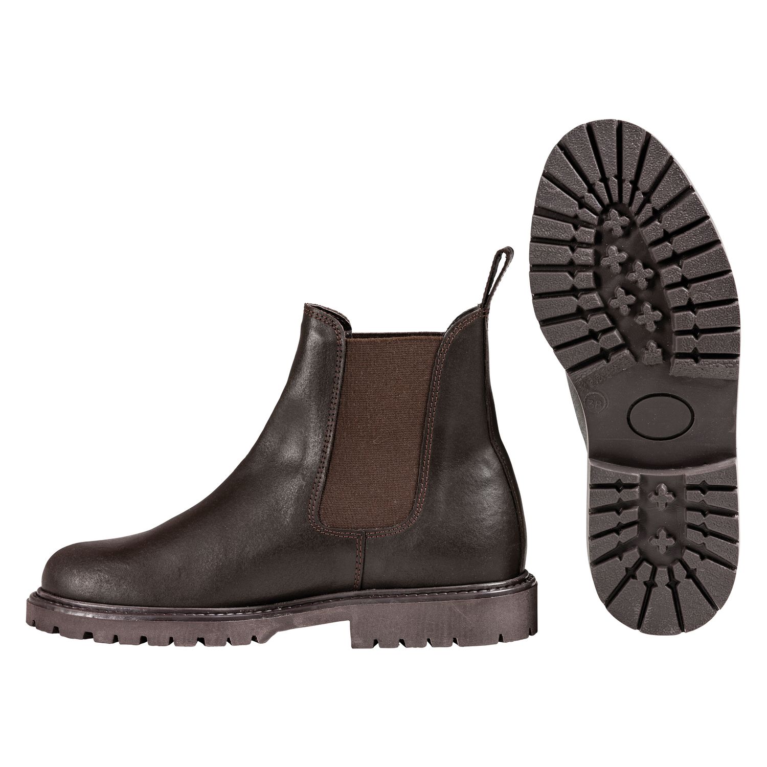 Loesdau Leder-Jodhpurstiefel Almada  - braun