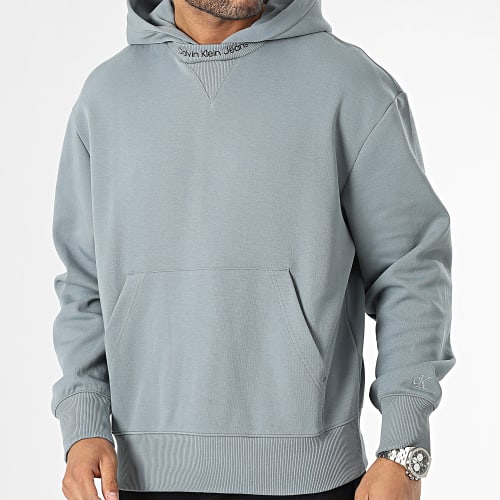 Sweat Capuche Embroidery Logo 2899 Gris