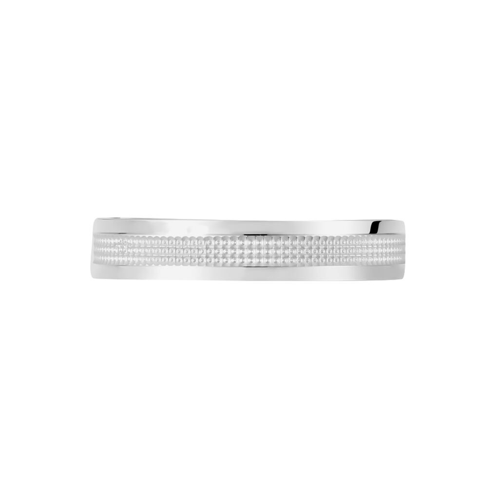 Alliance Eole Fantaisie Ruban Plat Or Blanc