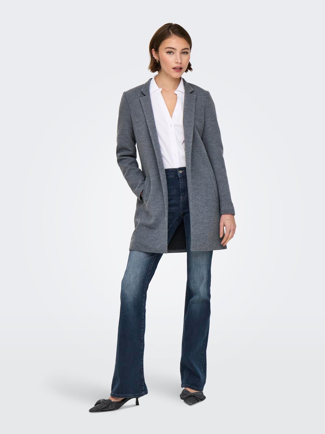 ONLSOHO-NORMA Blazer Medium Grey Melange