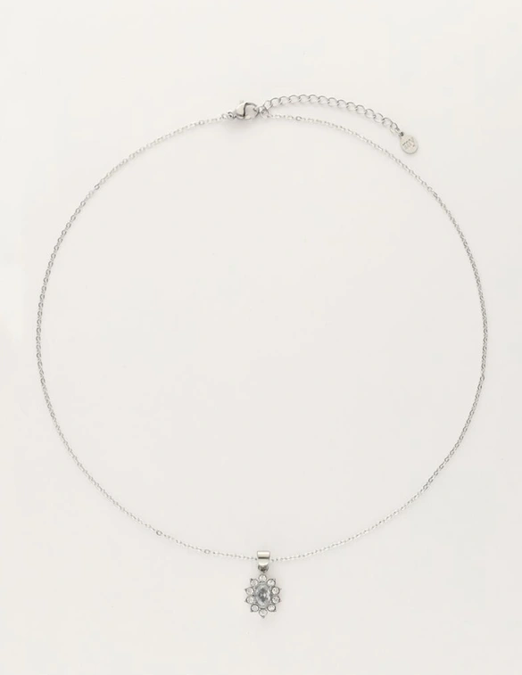 My Jewellery Vintage ketting met transparante strass MJ11482