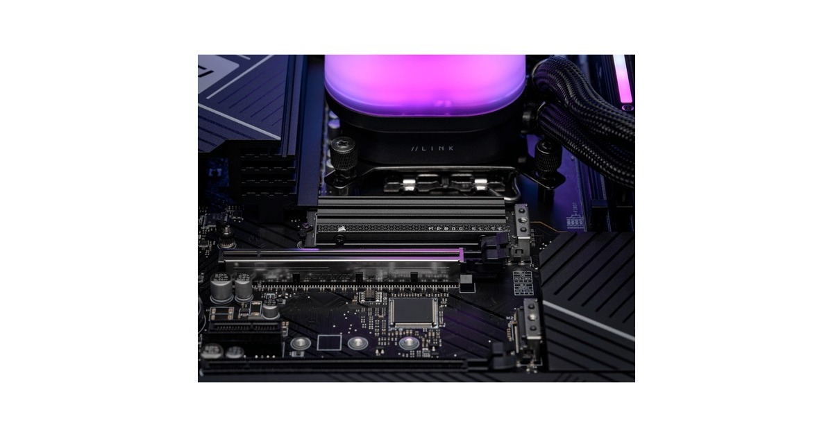 CorsairMP600 ELITE HS 1 TB SSD  (Zwart, CSSD-F1000GBMP600EHS, PCIe Gen 4.0 x4, NVMe 1.4, M.2 2280)