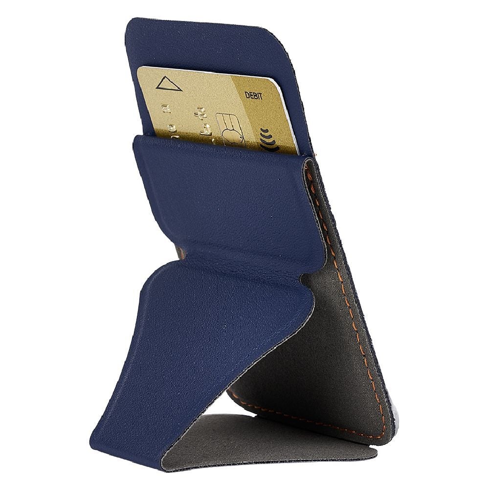 Support téléphone cuir avec porte carte