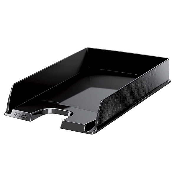 10 bacs à courriers Europost gamme opaque coloris noir
