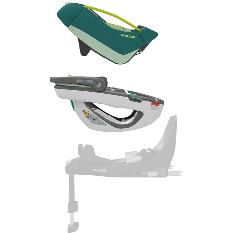 MAXI COSI Babyschale Coral 360 Neo Green