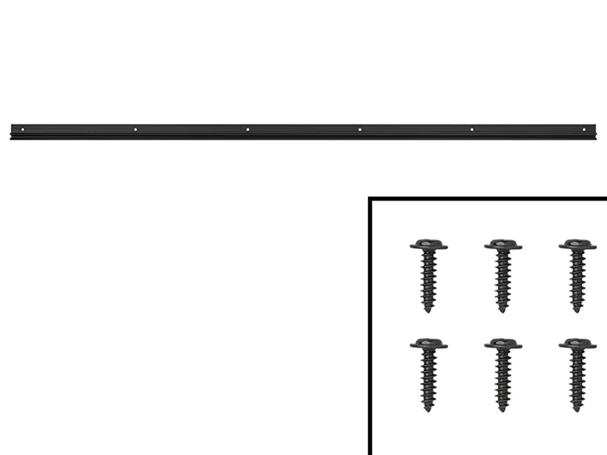 ProPlus 180° 100 cm aluminium tentrail - Black