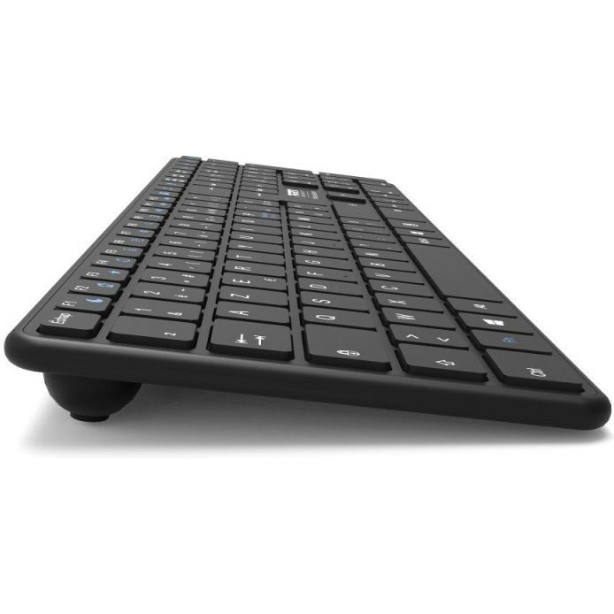 Port Designs 900903-R-UK clavier Maison Bluetooth QWERTY Anglais britannique Noir