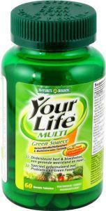 Natures Bounty Green Source multi 60st