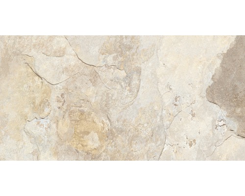 Porseleinen wand- en vloertegel Ardesia Amandel 32 x 62,5 cm