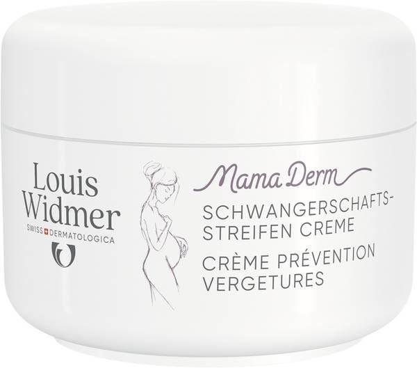 LOUIS WIDMER MamaDerm Schwangerschaftsstreifen Creme Creme ohne Parfum 250 ml