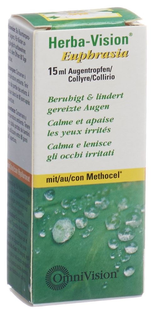 HERBA VISION Euphrasia Augentropfen Gtt Opht Fl 15 ml