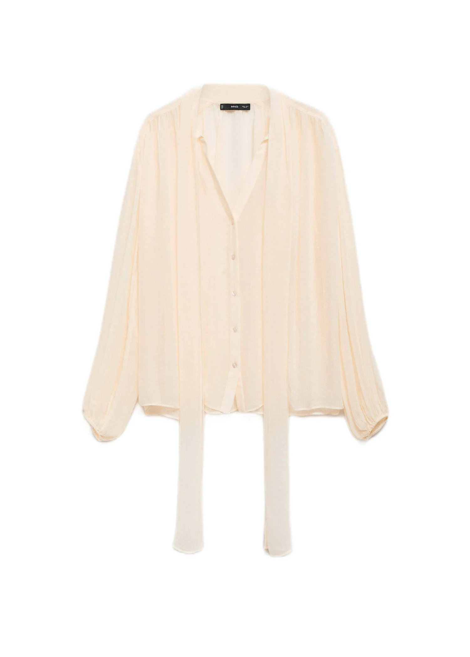 Mango blouse ecru