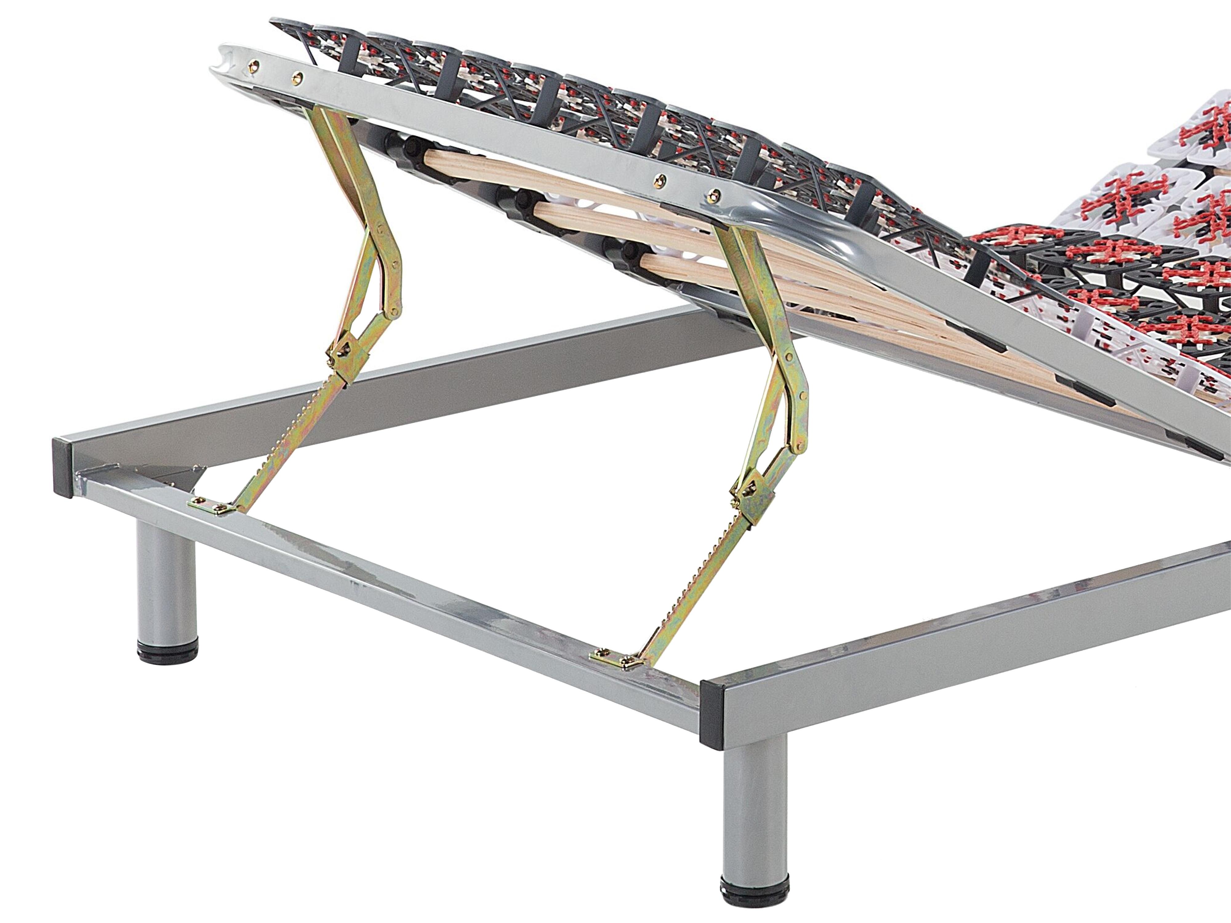 Handmatig verstelbaar bedframe STAR 90 x 200 cm Grijs