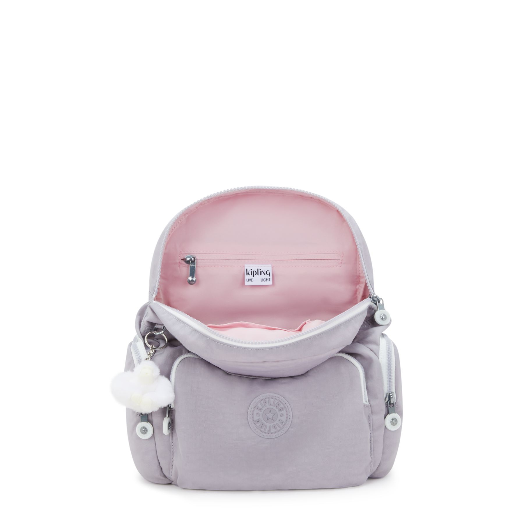 CITY ZIP S  Petit sac à dos avec bretelles ajustables - Tender Grey
