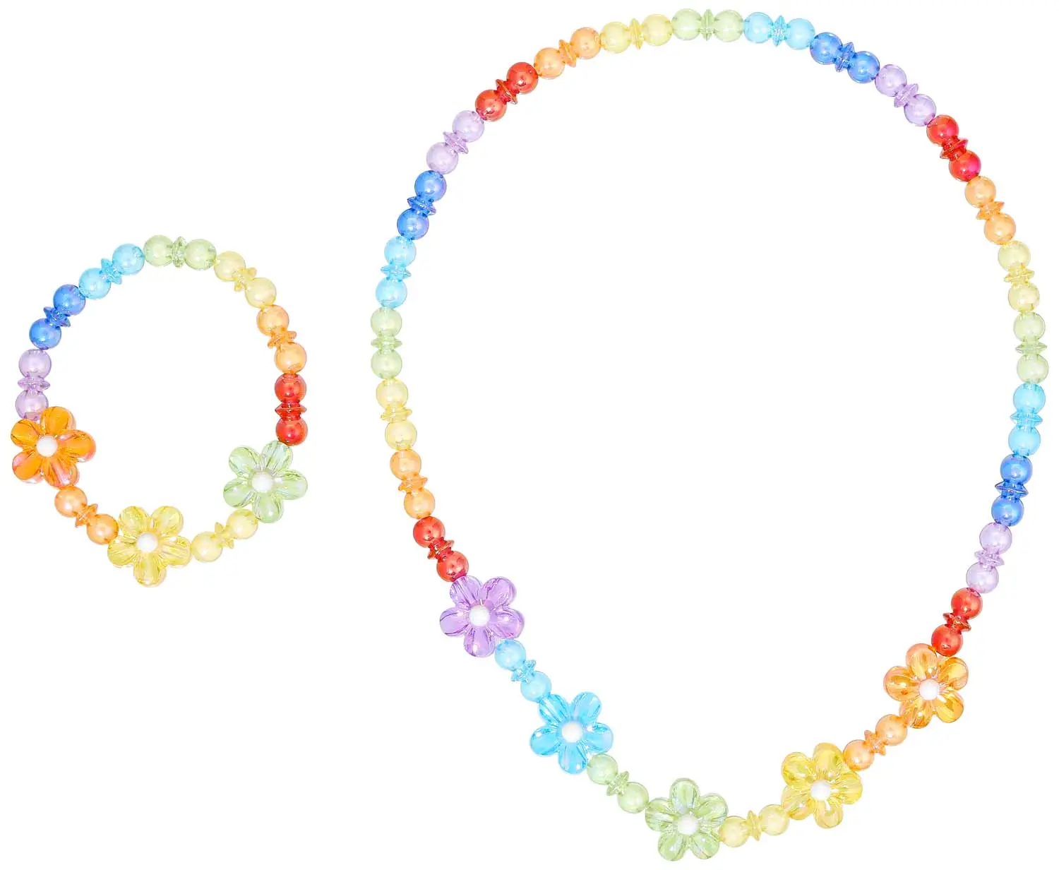 Kinder Schmuckset - Rainbow Flowers