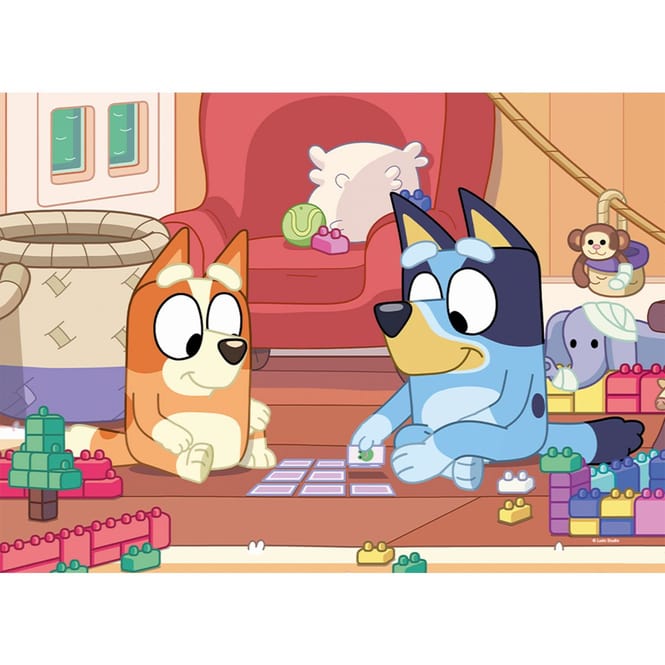 Bluey - 2-in-1 Puzzle-Set - 4 x 48 Teile - Maxi Floor