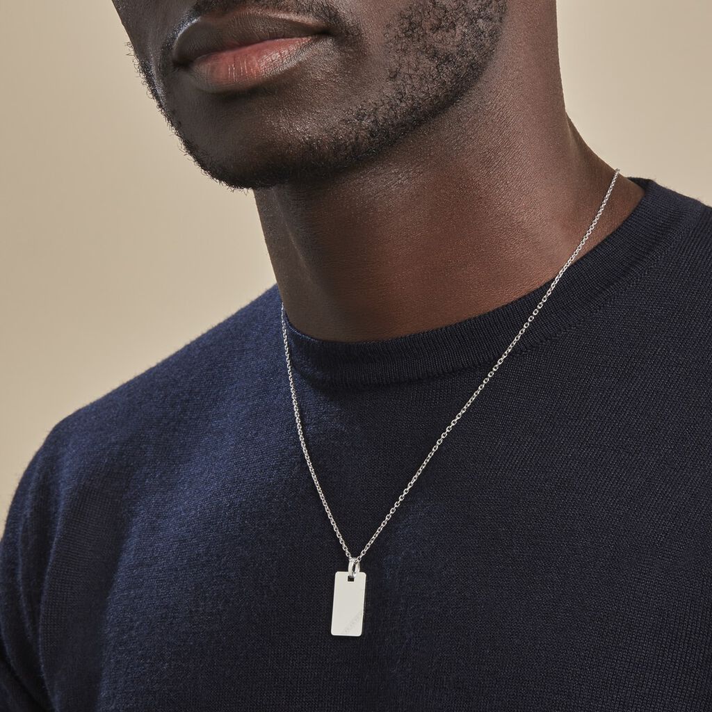 Pendentif Tao Argent Blanc