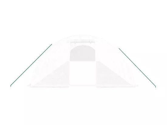 Serre tente abri plante blanche 14 x 4 x 2 cm 02_0044607