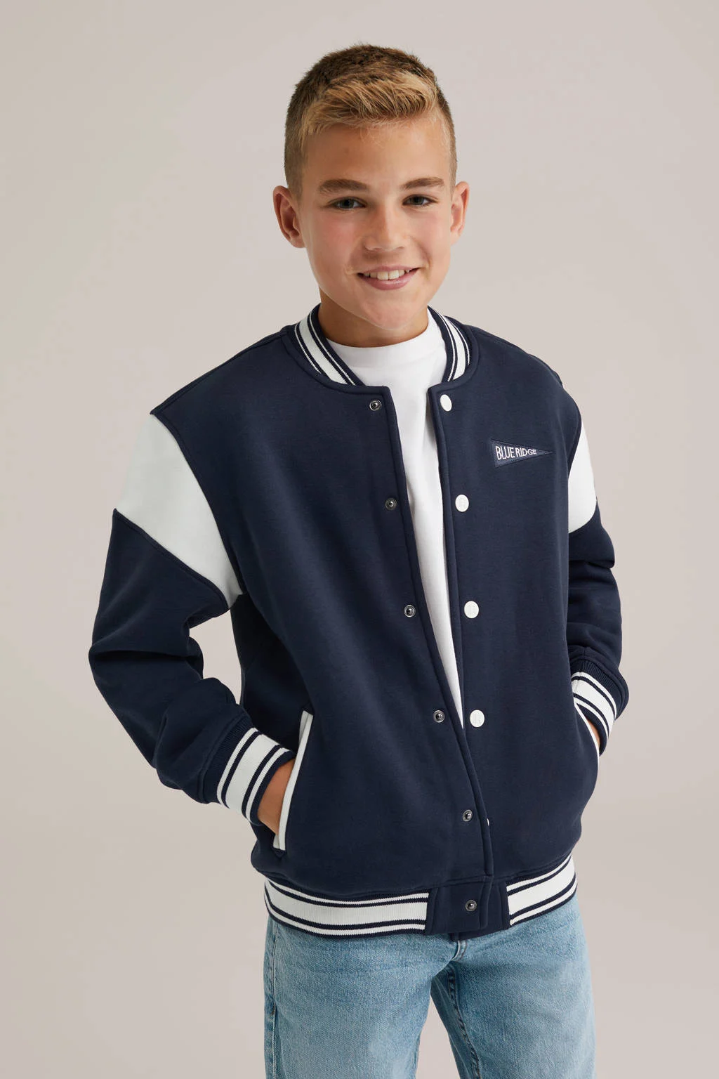 WE Fashion Blue Ridge bomberjack marine