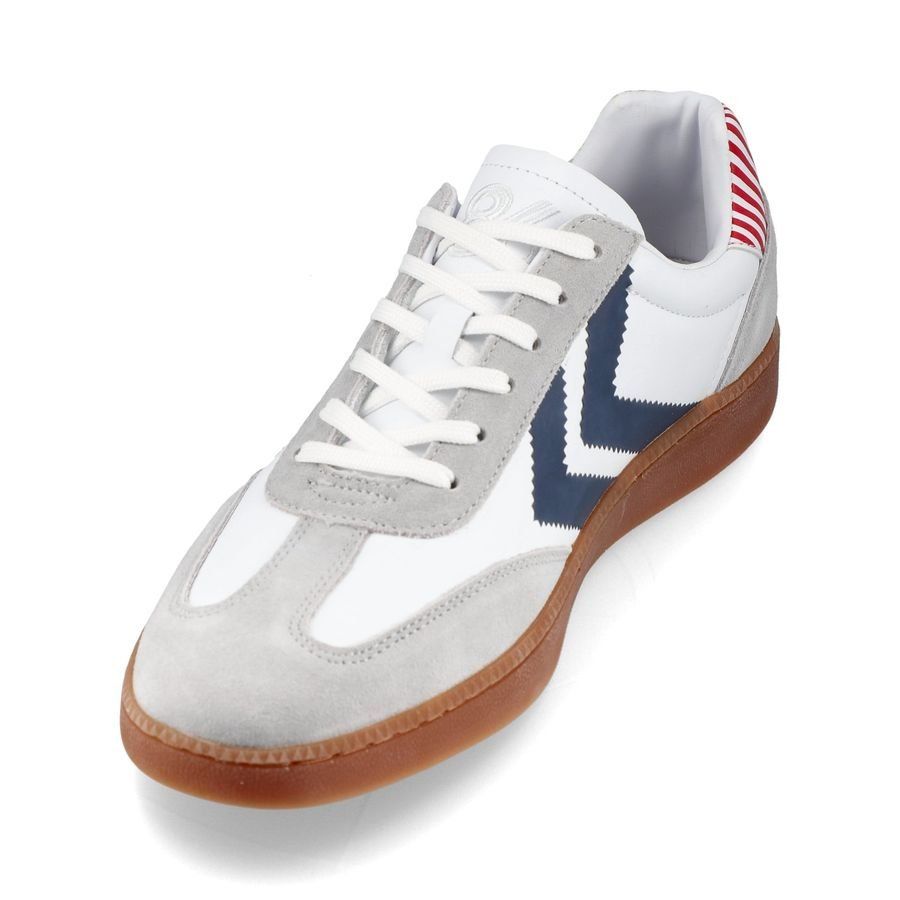 Hummel Chaussures Coupe du Monde 1986 - Gris/Blanc/Bleu