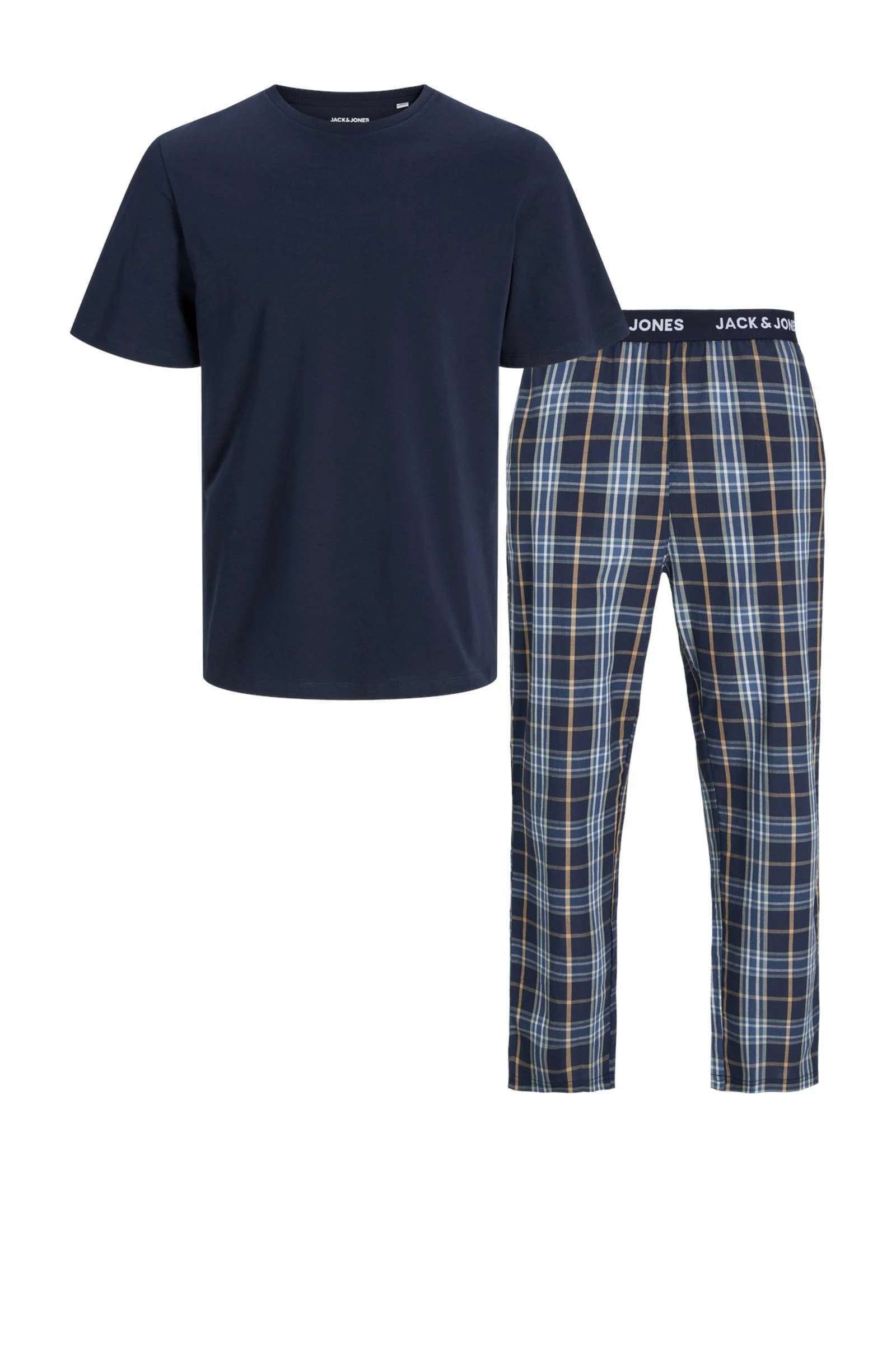 JACK & JONES pyjama JACLUCA donkerblauw