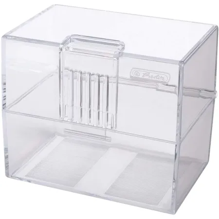 Herlitz Karteikasten transparent, A8