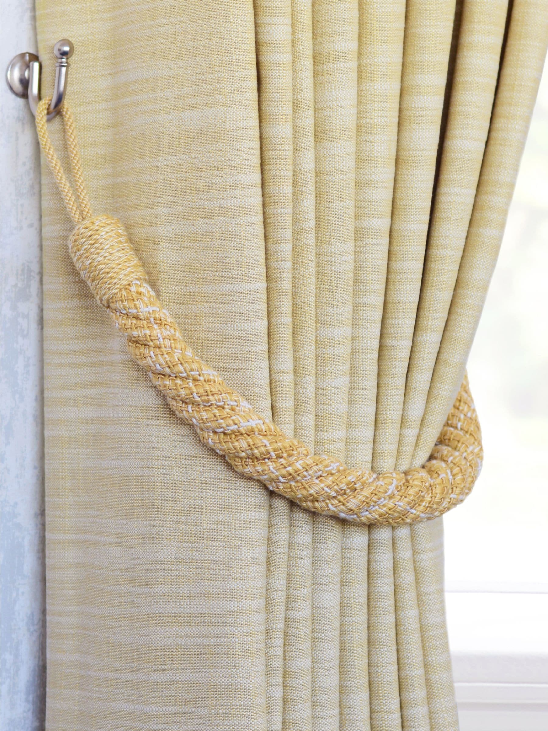 Laura Ashley Set of Two Felton Rope Tie Backs