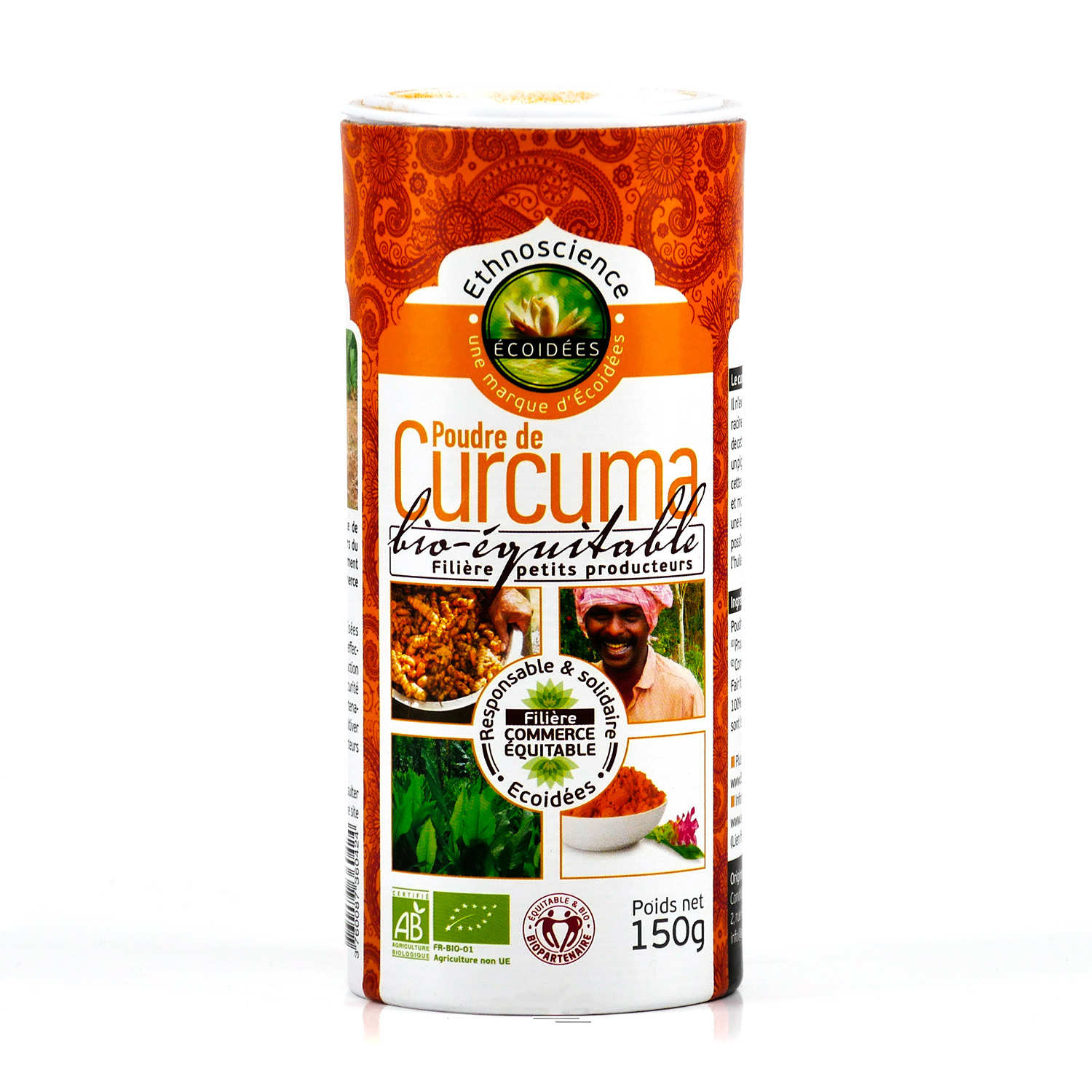 Poudre de curcuma bio - Ethnoscience