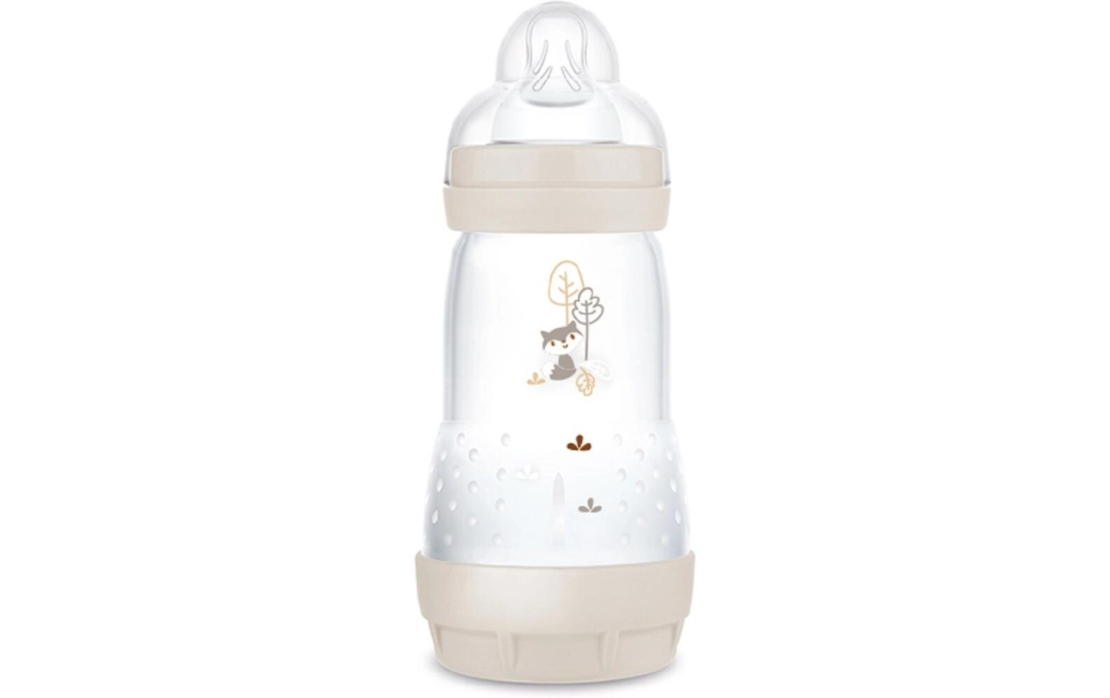 Kunststoffflasche Easy Start Beige 260 mlAnti-Kolik-Flasche für Neugeborene