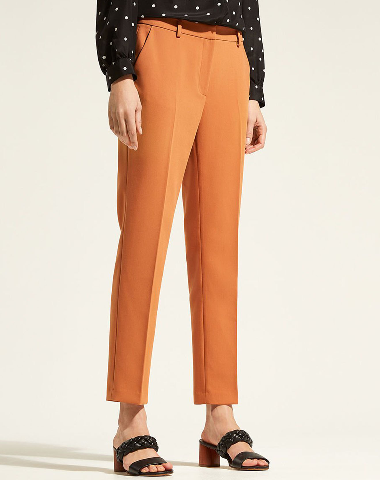 Jodhpur Pantalon Cigarette à pinces Mini camel