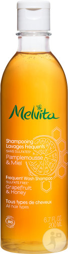 Melvita Shampoing Lavages Fréquents Tous Types De Cheveux Flacon 200ml