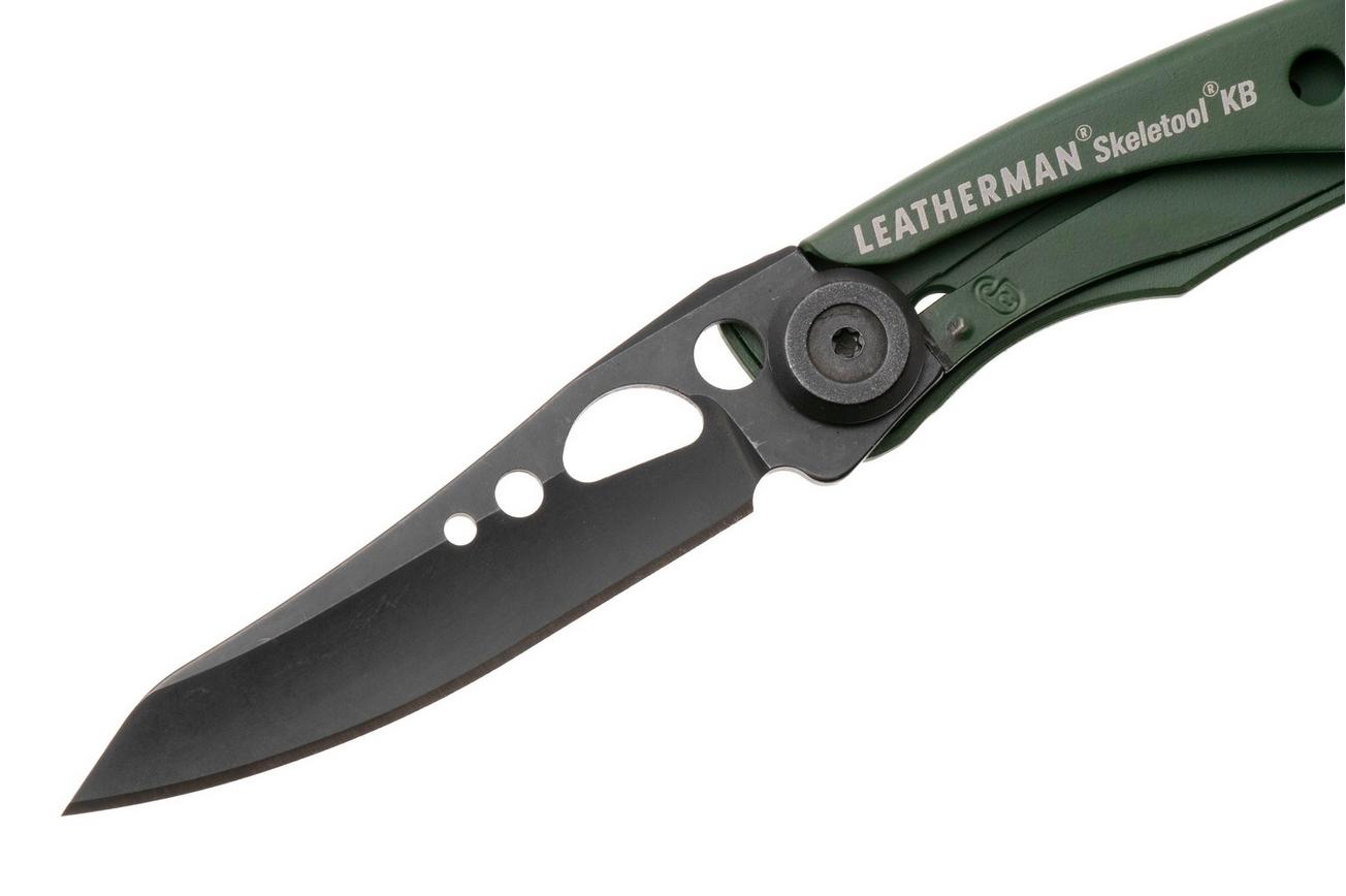 Leatherman Skeletool Knife KB 833161 Black Oxide 420HC, OD Green, zakmes