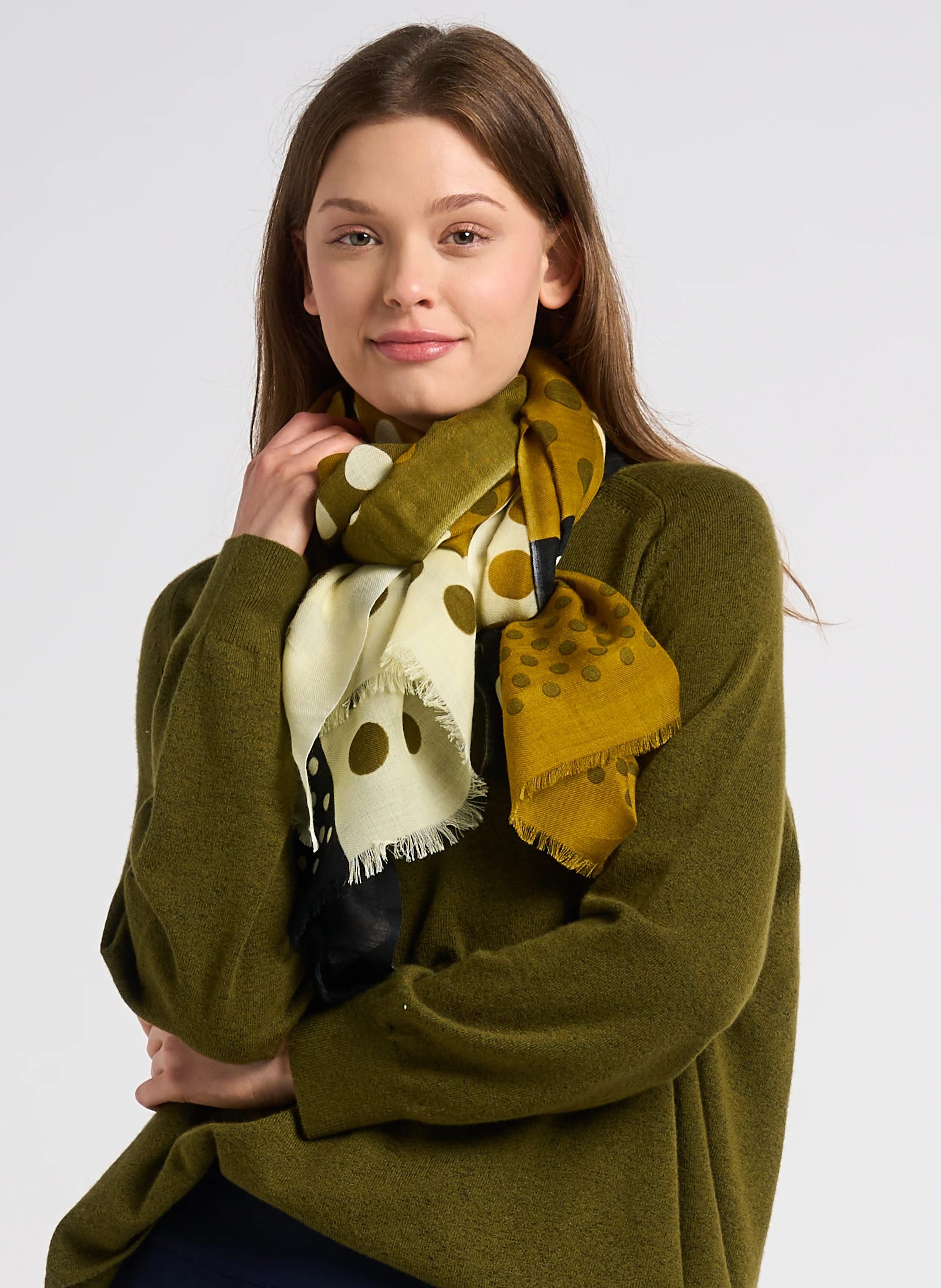 Foulard imprimé | Vert