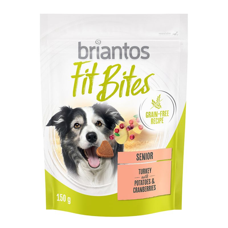 Briantos Bouchées Senior dinde, pommes de terre, cranberries pour chien