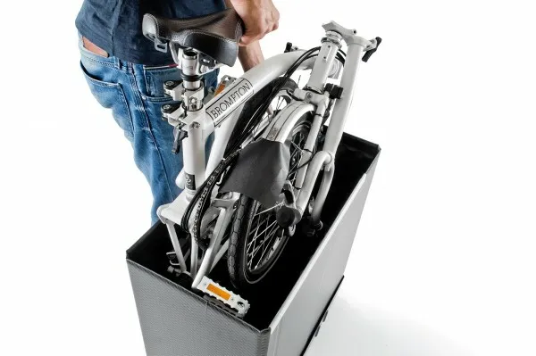 B&W bike.case foldon box S - Fragtkasse til cykel - ABS plastic, polypropylen - sort