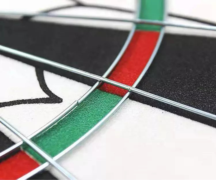 (Ø45cm) Steel Dartscheibe Doppelseitiges Turnier Dartboard inkl. Pfeile - Bunt