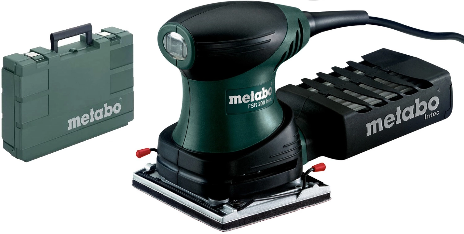 Metabo FSR 200 Intec Vlakschuurmachine in koffer - 200W - 114 x 102mm