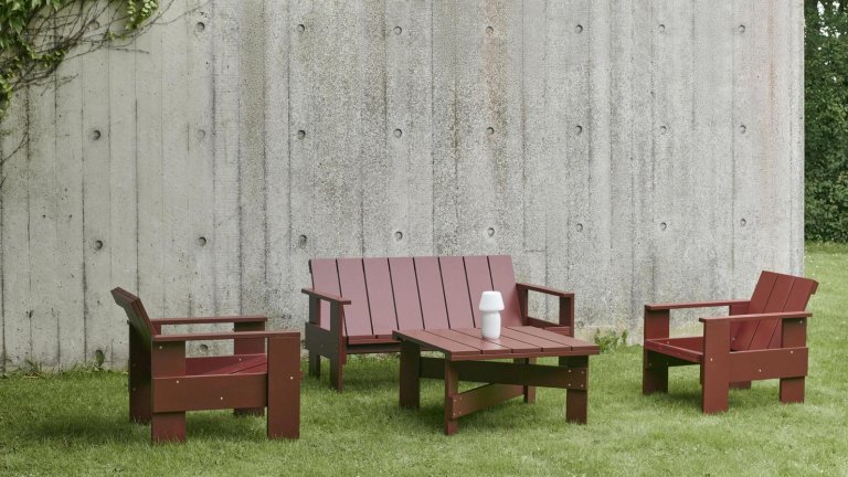 Hay Crate Low salontafel 75,5x75,5 White