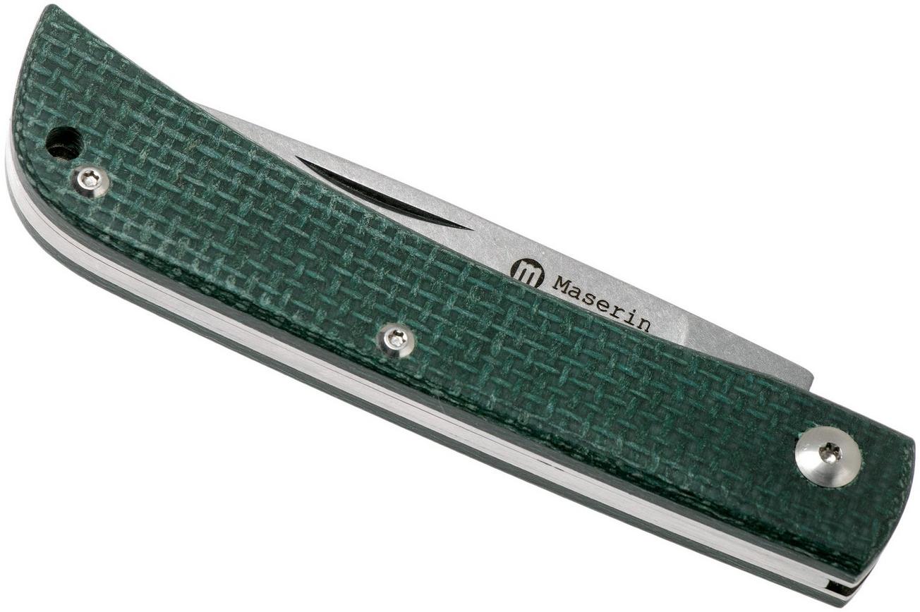 Maserin Scout Green Micarta zakmes, 163-MV