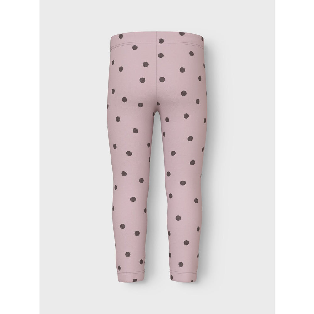 Køb Name It Burnished Lilac Peppercorn Dot Nmfvivian Glitter Leggings