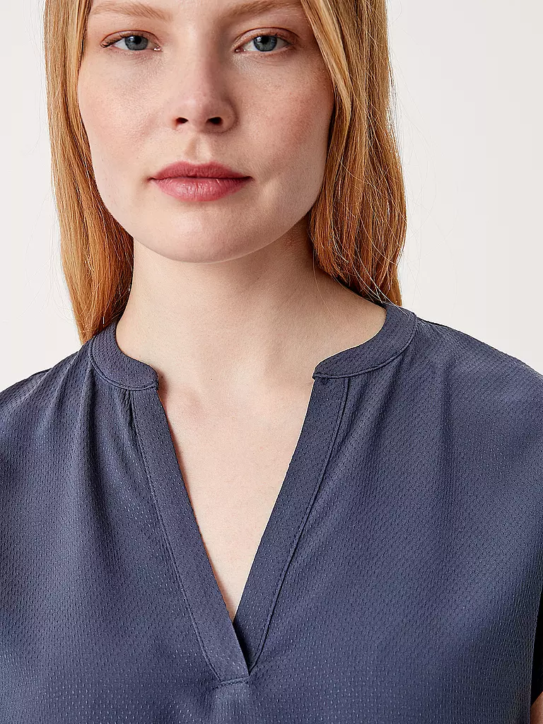 S.OLIVER Blusenshirt blau
