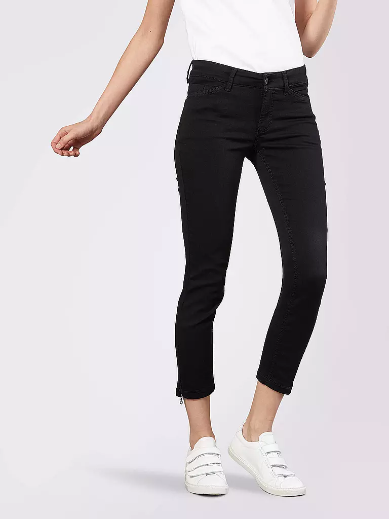 MAC Hose Skinny Fit 7/8 Dream Chic schwarz